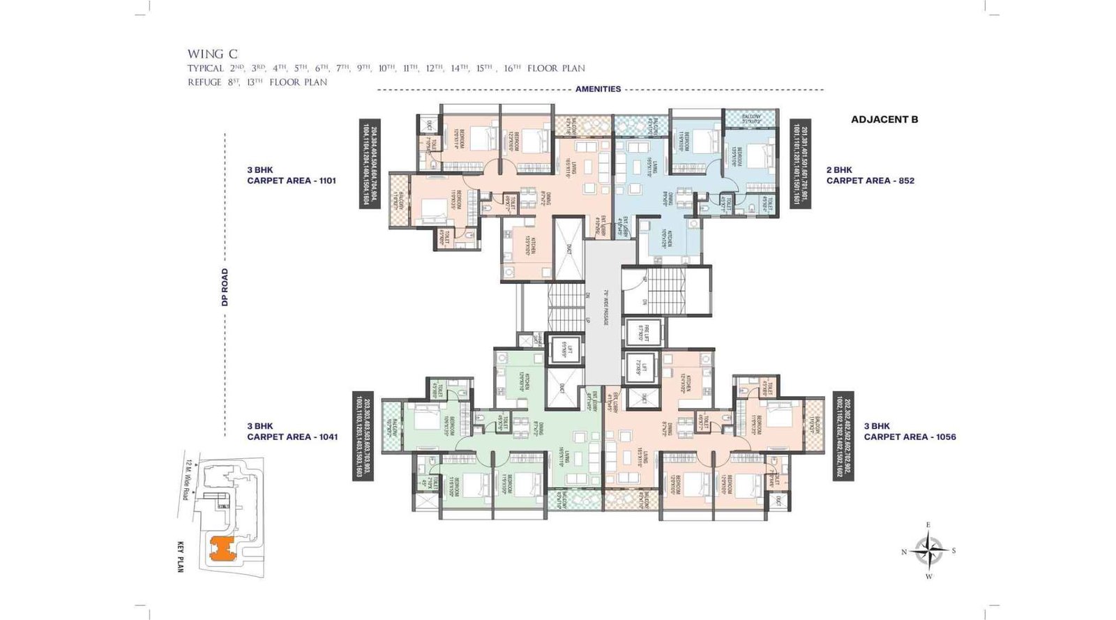 Yashada-Dreamsong--Floor-Plan-Wing-C-2-To-16th